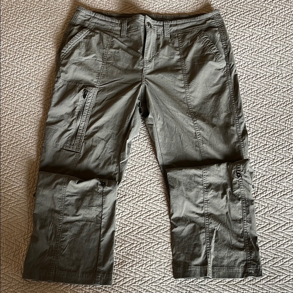 Royal Robbins Tan Cropped Ankle Pants Relaxed Fit